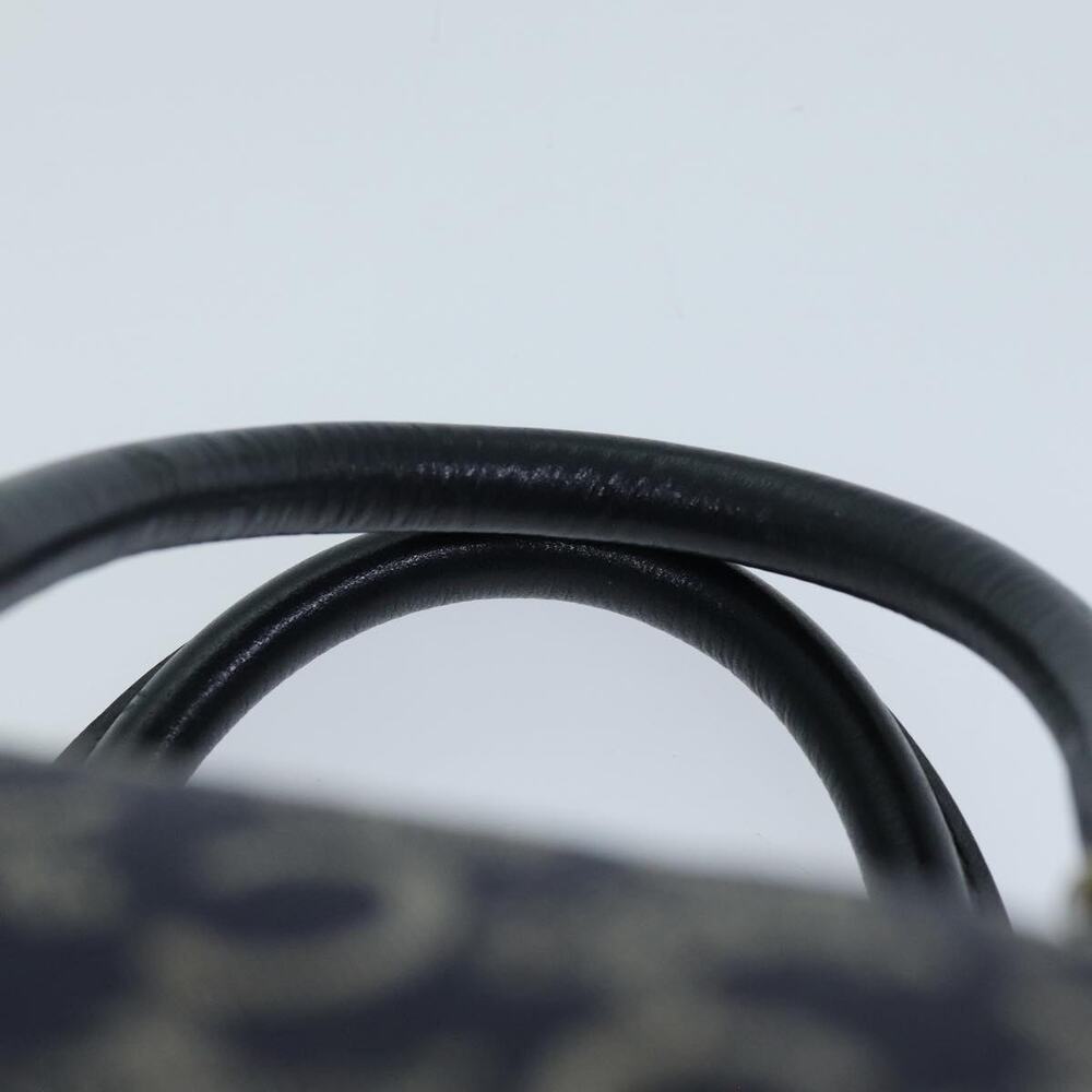 Celine C Macadam Canvas Hand Bag Navy - image 8